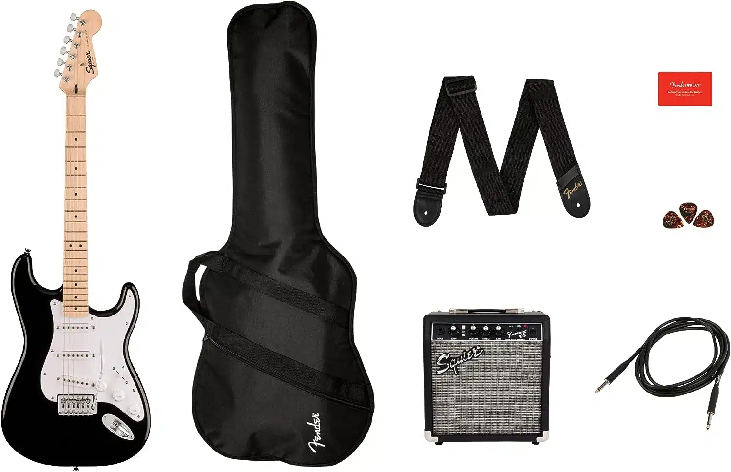 Ensemble guitare électrique Squier par Fender
